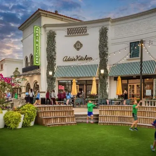 Adair Kitchen restaurant exterior with outdoor seating